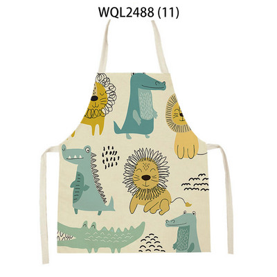 Sorț de bucătărie cu model de melci de koala de desene animate drăguț Accesorii de coacere șorțuri pentru femei Produse de curățare pentru uz casnic