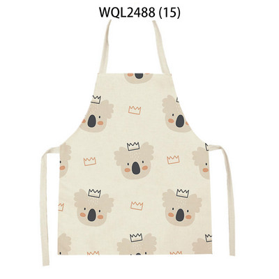 Sorț de bucătărie cu model de melci de koala de desene animate drăguț Accesorii de coacere șorțuri pentru femei Produse de curățare pentru uz casnic