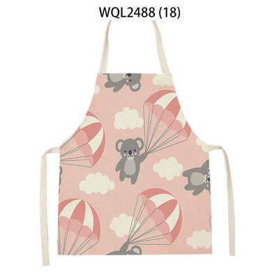 Sorț de bucătărie cu model de melci de koala de desene animate drăguț Accesorii de coacere șorțuri pentru femei Produse de curățare pentru uz casnic