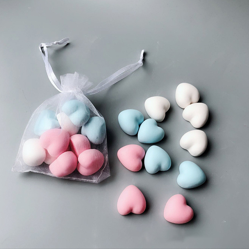 Mold pentru săpun în formă de inimă DIY Aromaterapie Tencuială Lumânări Matrite Silicon Mucegai Pandantiv Bijuterii Instrument handmade seifen form