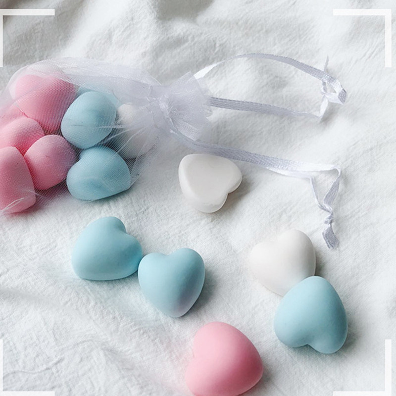 Mold pentru săpun în formă de inimă DIY Aromaterapie Tencuială Lumânări Matrite Silicon Mucegai Pandantiv Bijuterii Instrument handmade seifen form