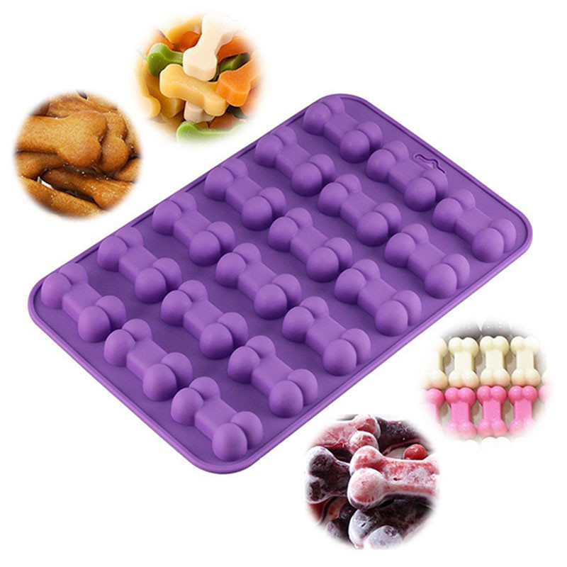 Puppy Dog Laba de oase de silicon Forme Ciocolată Bomboane Jeleu Ice Cube Câini Tratamente Mucegai Sapun Mold DIY Coacerea Torturilor Instrumente pentru Decorat