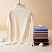 Bluza casual dama - cu guler inalt