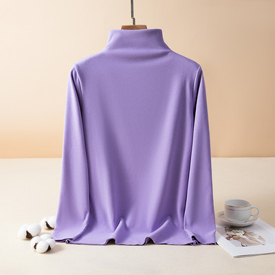 Bluza casual dama - cu guler inalt