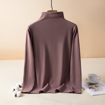 Bluza casual dama - cu guler inalt