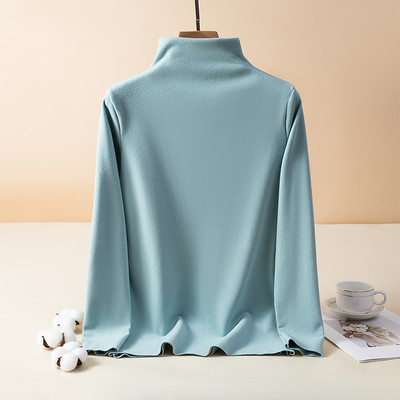 Bluza casual dama - cu guler inalt