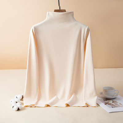 Bluza casual dama - cu guler inalt