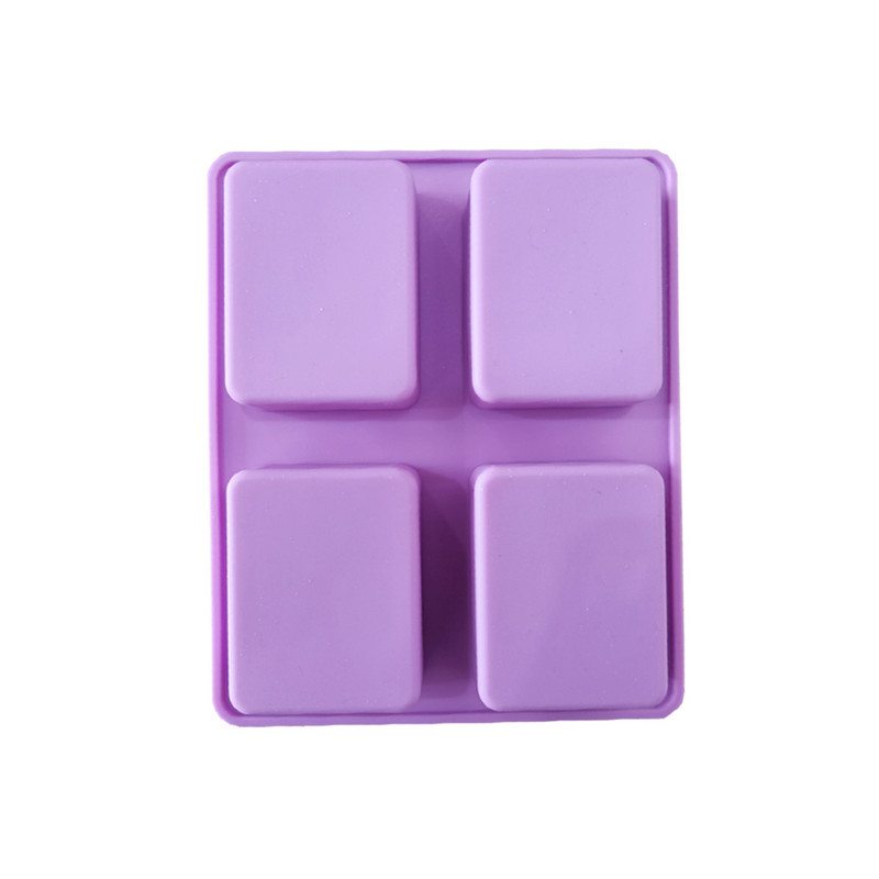 4 κοιλότητες Rectangle Life Tree Καλούπι σιλικόνης για σαπούνι DIY Craft Art Καλούπι κέικ Χειροποίητα καλούπια σιλικόνης για εργαλεία ψησίματος κεριών σαπουνιού
