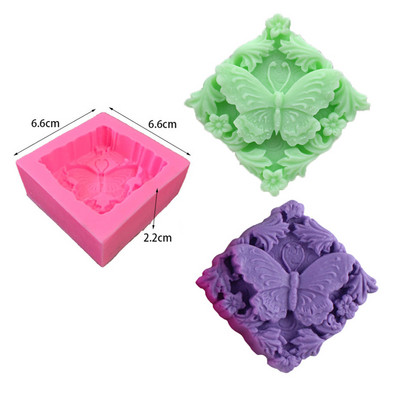 Dragonfly Butterfly Καλούπι σαπουνιού σιλικόνης DIY Κιτ παρασκευής σαπουνιού για ζώα Χειροποίητο κέικ Κερί φόρμα δώρα Προμήθειες χειροτεχνίας Διακόσμηση σπιτιού