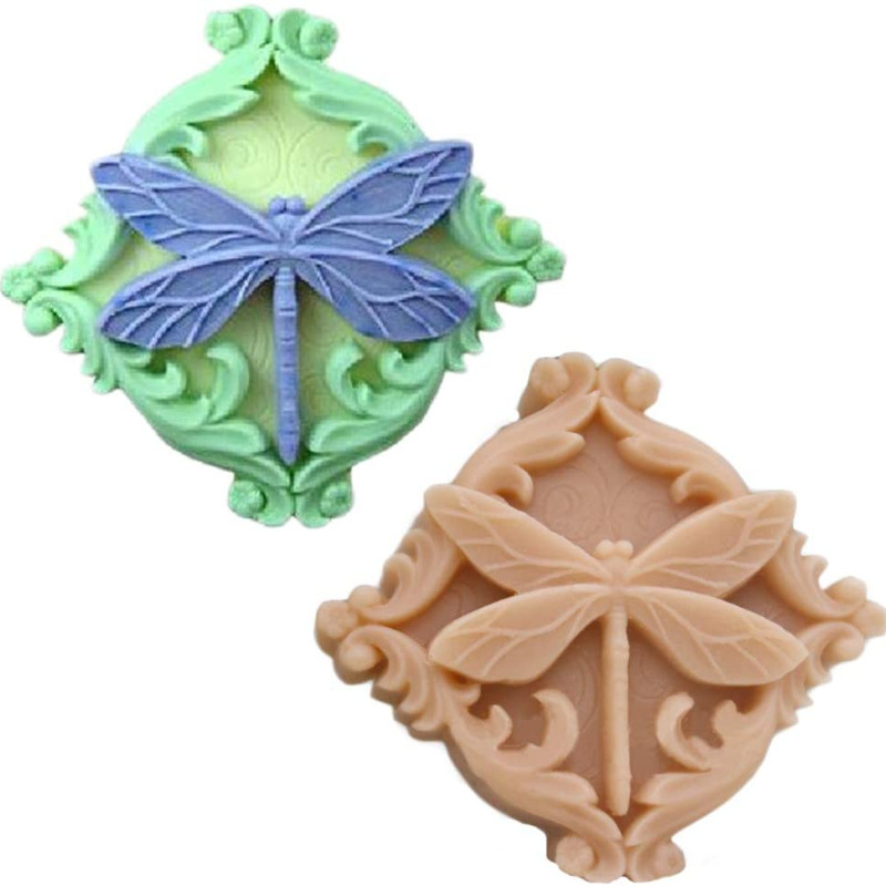 Dragonfly Butterfly Καλούπι σαπουνιού σιλικόνης DIY Κιτ παρασκευής σαπουνιού για ζώα Χειροποίητο κέικ Κερί φόρμα δώρα Προμήθειες χειροτεχνίας Διακόσμηση σπιτιού