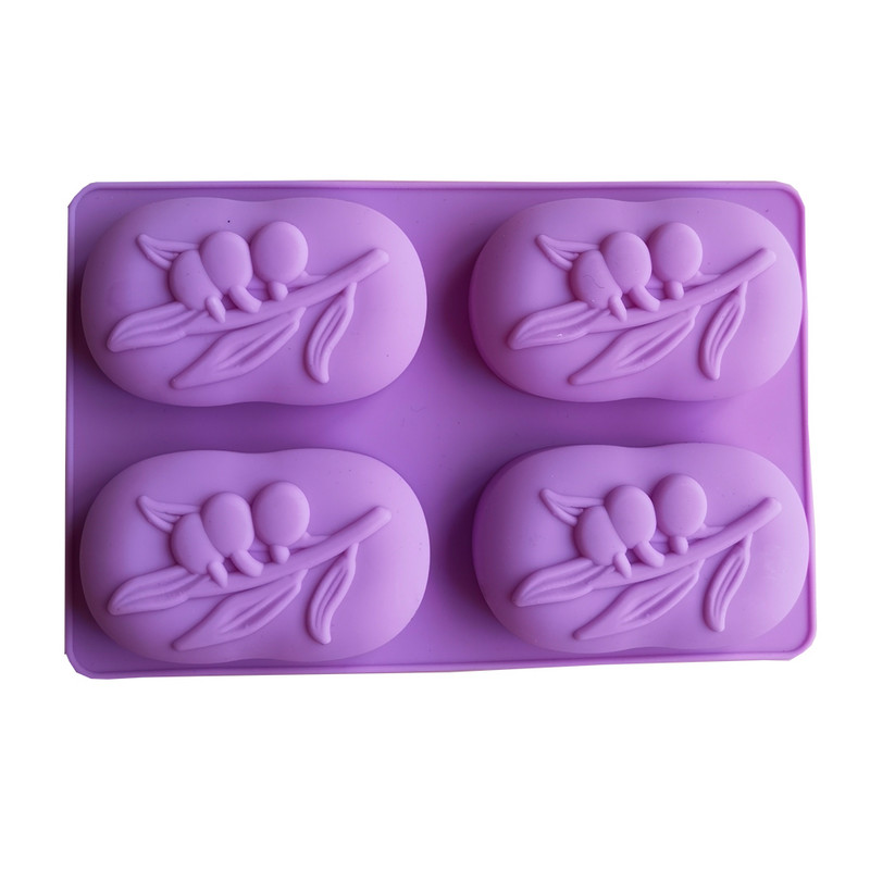 Szilikon formák Szappankészítő forma Gyertyák Szappanforma Olívafa Minta Barkácsolás Kézműves Kellékek Torta Csokoládé Díszítő Szappanvágó