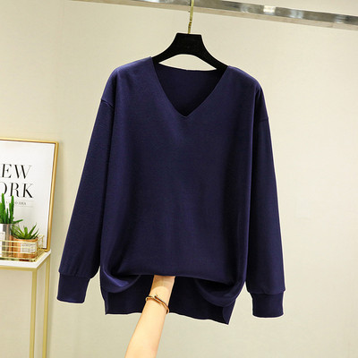 Καθημερινή γυναικεία μπλούζα με μυτερή λαιμόκοψη - πολλά χρώματα