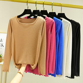 Bluză casual cu gât pătrat pentru femei