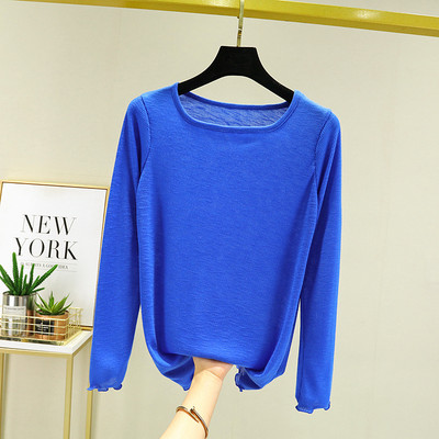 Bluză casual cu gât pătrat pentru femei