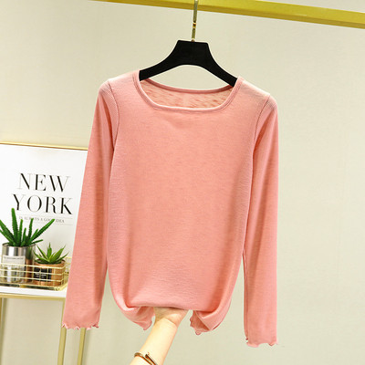 Bluză casual cu gât pătrat pentru femei