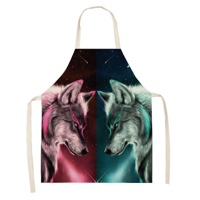 1tk Hundi öömustripuhastuskunst põlled Kodus Toiduvalmistamise tarvikud Köökpõll Kokarõivad Linased põlled naistele Aventais