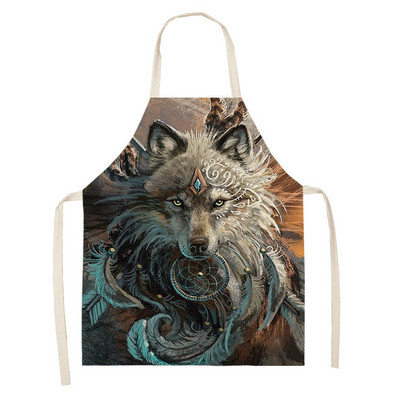 1tk Hundi öömustripuhastuskunst põlled Kodus Toiduvalmistamise tarvikud Köökpõll Kokarõivad Linased põlled naistele Aventais