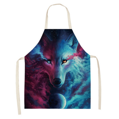 1tk Hundi öömustripuhastuskunst põlled Kodus Toiduvalmistamise tarvikud Köökpõll Kokarõivad Linased põlled naistele Aventais