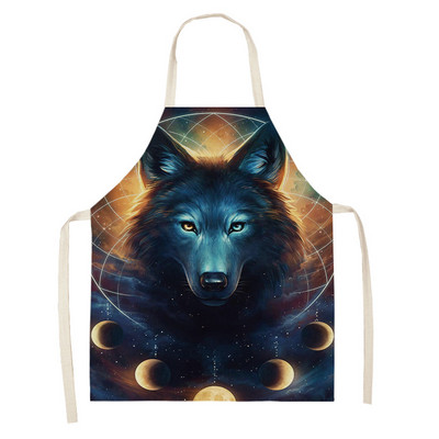 1tk Hundi öömustripuhastuskunst põlled Kodus Toiduvalmistamise tarvikud Köökpõll Kokarõivad Linased põlled naistele Aventais