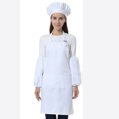 Mood täiskasvanutele mõeldud polüestrist rippuv kaelusega põll Köök Restoran Toiduvalmistamine Küpsetamine Ettekandja töö Kohandatud LTablier Delantal Logo põll
