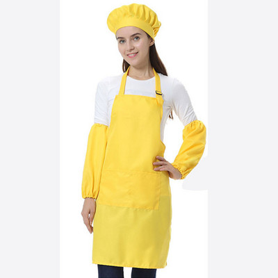 Mood täiskasvanutele mõeldud polüestrist rippuv kaelusega põll Köök Restoran Toiduvalmistamine Küpsetamine Ettekandja töö Kohandatud LTablier Delantal Logo põll