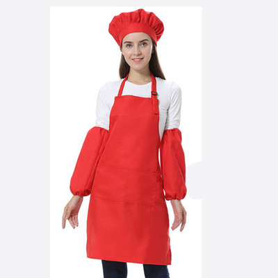 Mood täiskasvanutele mõeldud polüestrist rippuv kaelusega põll Köök Restoran Toiduvalmistamine Küpsetamine Ettekandja töö Kohandatud LTablier Delantal Logo põll