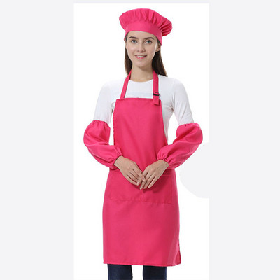 Mood täiskasvanutele mõeldud polüestrist rippuv kaelusega põll Köök Restoran Toiduvalmistamine Küpsetamine Ettekandja töö Kohandatud LTablier Delantal Logo põll