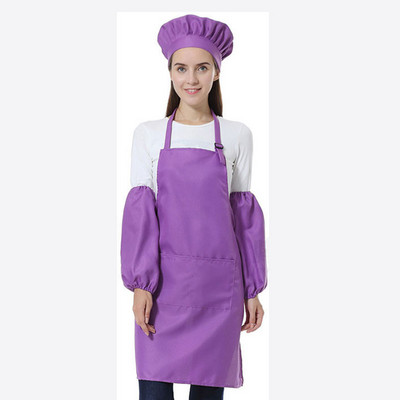 Mood täiskasvanutele mõeldud polüestrist rippuv kaelusega põll Köök Restoran Toiduvalmistamine Küpsetamine Ettekandja töö Kohandatud LTablier Delantal Logo põll