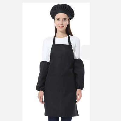 Mood täiskasvanutele mõeldud polüestrist rippuv kaelusega põll Köök Restoran Toiduvalmistamine Küpsetamine Ettekandja töö Kohandatud LTablier Delantal Logo põll