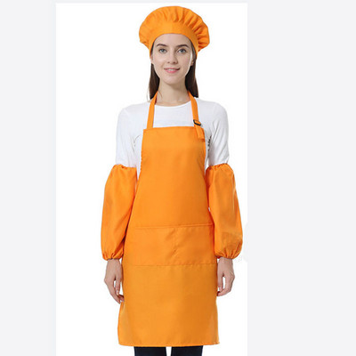 Mood täiskasvanutele mõeldud polüestrist rippuv kaelusega põll Köök Restoran Toiduvalmistamine Küpsetamine Ettekandja töö Kohandatud LTablier Delantal Logo põll