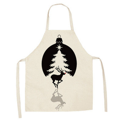 Jõulupõlled Kaunistused Varrukateta Toiduvalmistamine Multifilm Jõuluvana Põder Lumemees Linane kleit naistele Mehed Lapsed Köök Lapsed