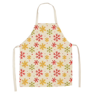 Jõulupõlled Kaunistused Varrukateta Toiduvalmistamine Multifilm Jõuluvana Põder Lumemees Linane kleit naistele Mehed Lapsed Köök Lapsed