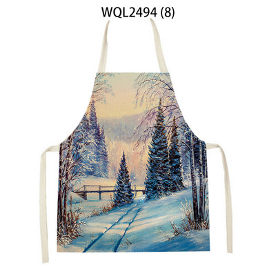 Γυναικεία Ορεινή Ποδιά Κουζίνας Εκτύπωση Ποδιά Κουζίνας Ανδρικά μοτίβο κτιρίου Ποδιές ψησίματος Είδη οικιακής καθαριότητας Ποδιές μαγειρικής