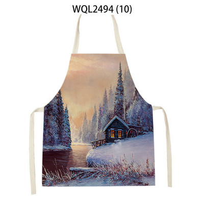 Γυναικεία Ορεινή Ποδιά Κουζίνας Εκτύπωση Ποδιά Κουζίνας Ανδρικά μοτίβο κτιρίου Ποδιές ψησίματος Είδη οικιακής καθαριότητας Ποδιές μαγειρικής