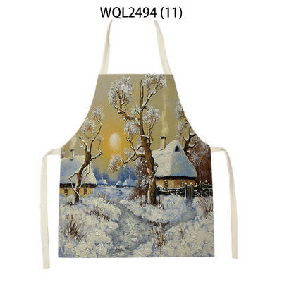 Γυναικεία Ορεινή Ποδιά Κουζίνας Εκτύπωση Ποδιά Κουζίνας Ανδρικά μοτίβο κτιρίου Ποδιές ψησίματος Είδη οικιακής καθαριότητας Ποδιές μαγειρικής