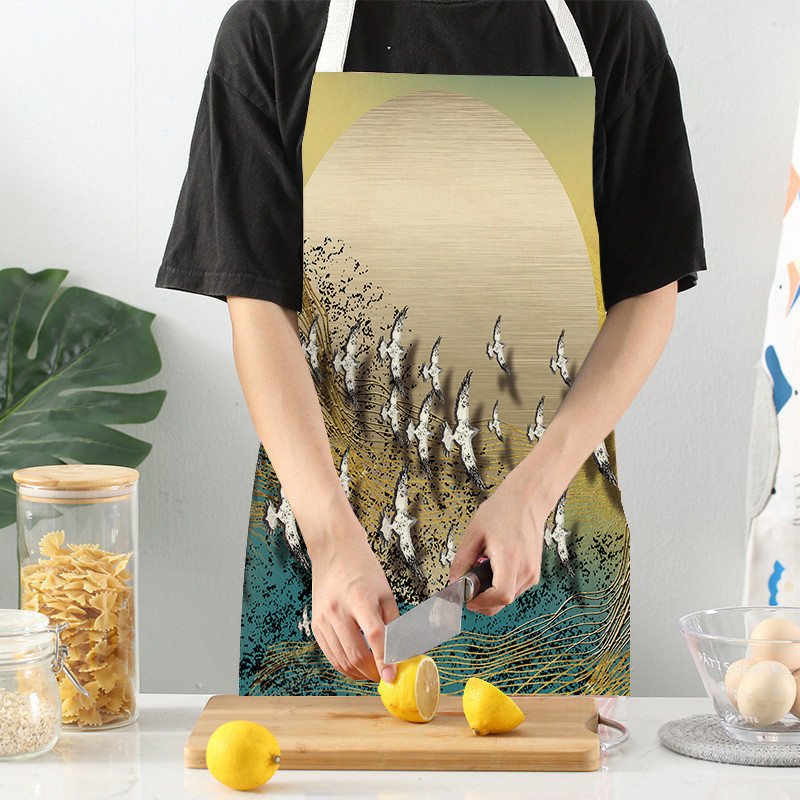 Copii adulți Animale Căprior Cal imprimate șorțuri de bucătărie Curățenie acasă Panouri Accesorii pentru copt Libelula Flori șorț