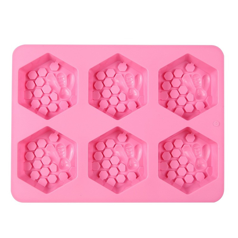 Mesilasseebivorm Käsitsi valmistatud seep, silikoonist vormi seebivorm, omatehtud kärgstruktuuriga DIY koogivorm küpsetusvormi tarvikud seebi valmistamise tarvikud