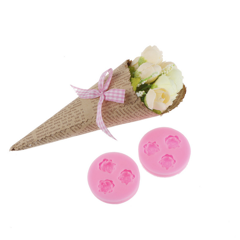 DIY kūkas rožu lapas silikona ziepju veidne virtuves piederumi kūkas veidne Gumpaste konfektes cepumi instrumenti, konditorejas kūkas dekorēšana