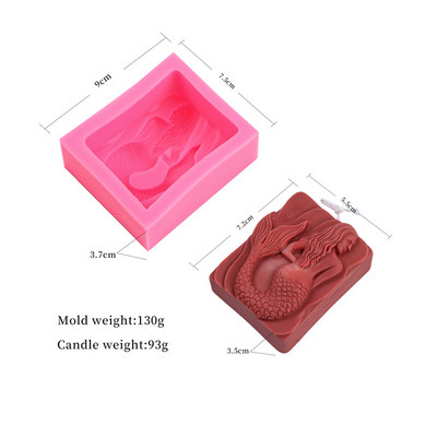 Seksīga dāma Silikona ziepju veidne Sieviešu kailai ķermeņa vaska ģipša sveķu māla mugura sieviete