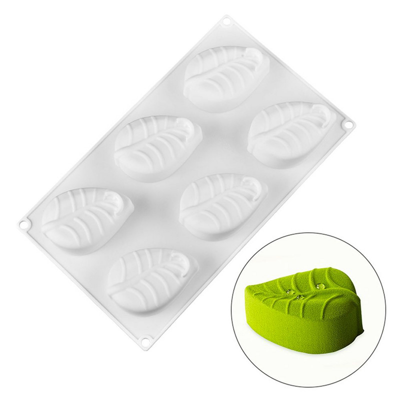 3D 6 Φύλλο κοιλότητας Φόρμα σαπουνιού Φόρμα σιλικόνης για Σαπουνοποιία Διακόσμηση Ρητίνης Πήλινη φόρμα Φοντάν Φόρμα για κέικ πουτίγκα για καραμέλα