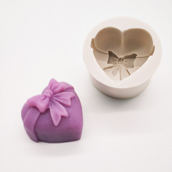 Καλούπι 3D σιλικόνης για σαπούνι Καρδιά Αγάπη Τριαντάφυλλο Λουλούδι Σοκολατένιο Καλούπι Κερί Πολυμερές Πηλός Καλούπια Χειροτεχνίας Μορφές DIY For Soap Base Tool Mold