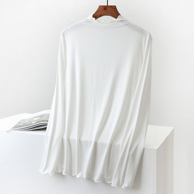 Νέο μοντέλο γυναικεία μπλούζα με μακριά μανίκια - μονόχρωμη