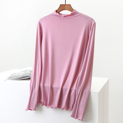 Νέο μοντέλο γυναικεία μπλούζα με μακριά μανίκια - μονόχρωμη