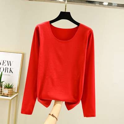 Κλασική μπλούζα με οβάλ λαιμόκοψη