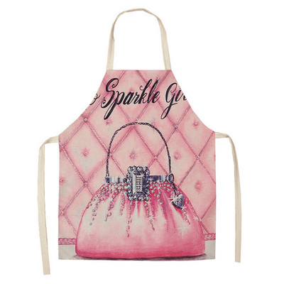 Vintage kott Kleit Kingad Köögipõlled naistele Puuvill Linane Kodu Toiduvalmistamine Küpsetamine Talje rinnatükk Pinafore puhastusvahendid