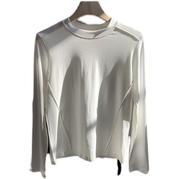 Bluza de dama model curat cu maneci lungi si decolteu oval