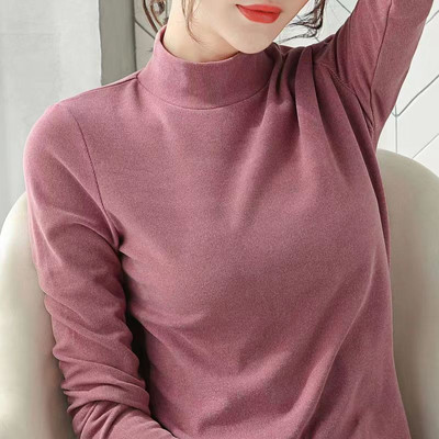 Bluza casual dama - cu guler inalt