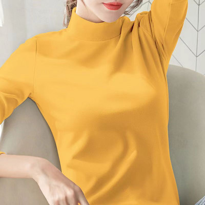 Bluza casual dama - cu guler inalt