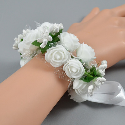 6 krāsu sieviešu pludmales galvas saite ar ziediem matiem, dāmu meiteņu līgavu boho ziedu galvas saite ar ziedu galvas vainagu Bohēmijas pludmales zieds