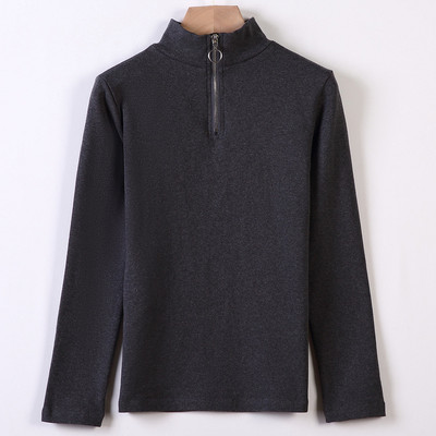 Ženska bluza - s visokom kragnom i patentnim zatvaračem